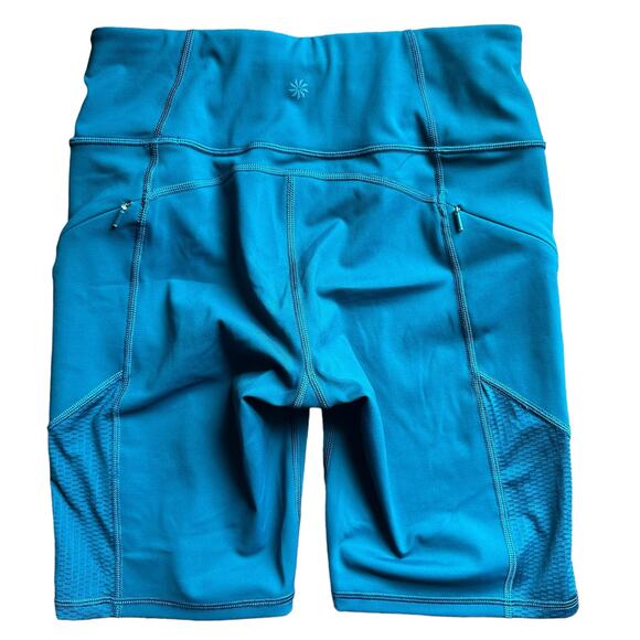 Athleta | Size S Dark Teal Contender 9" Compression Biker Shorts Running Biking - Picture 12 of 12